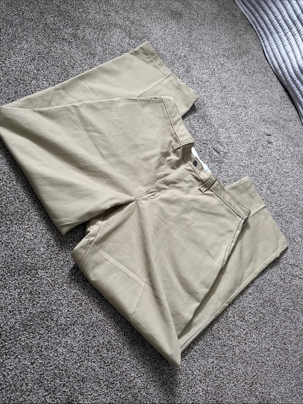Dickies 36 Waist Men's Classic Khaki Pants - Straight Fit
